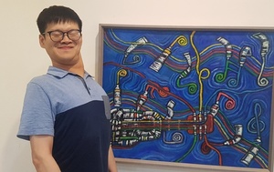 뇌병변장애 미술작가 김재호씨, '서울시 복지상' 장애인 분야 대상 수상